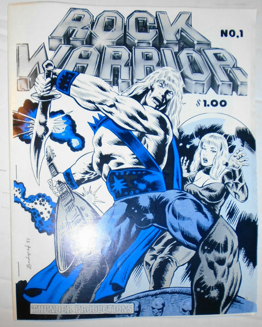 Rock Warrior, No. 1 - 1983, Thunder Productions. Jon Mikl THOR