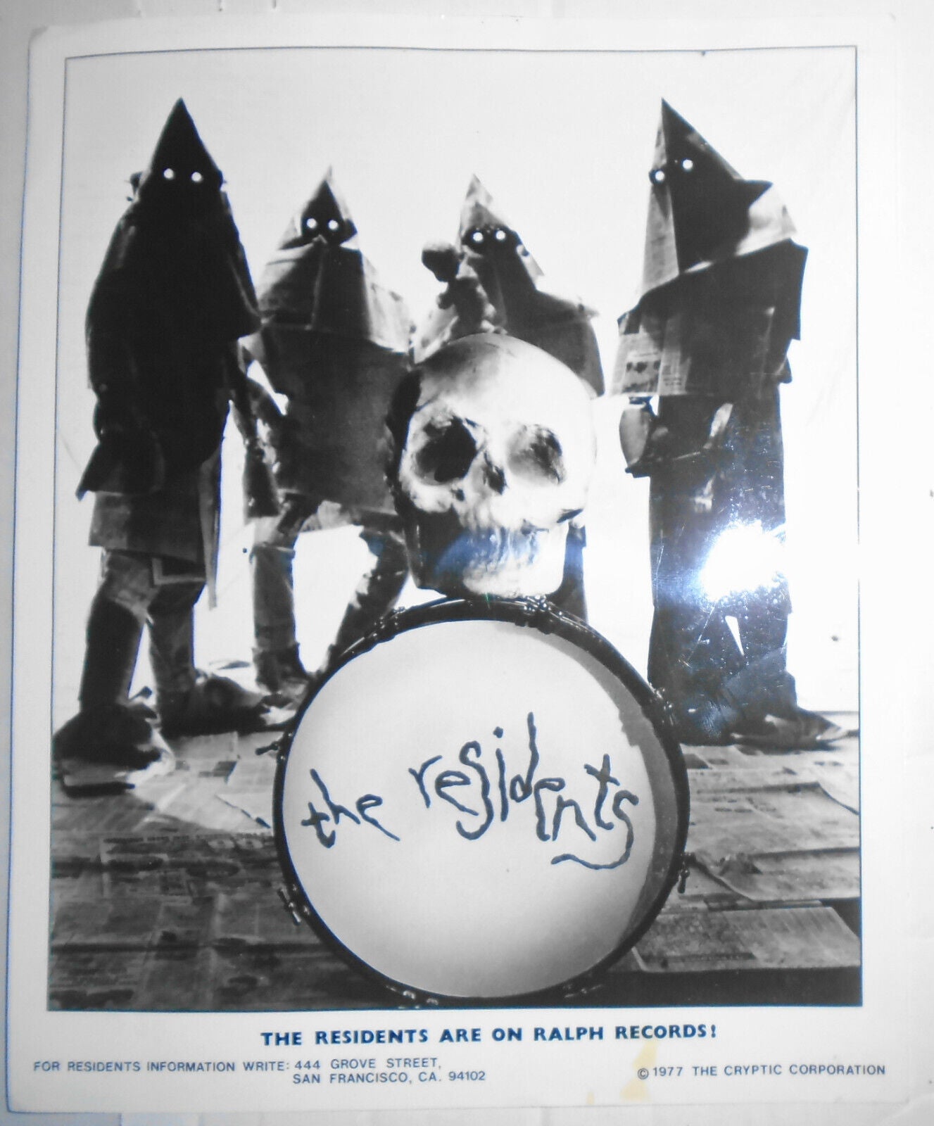 The Residents are on Ralph Records - Press photo - 1977