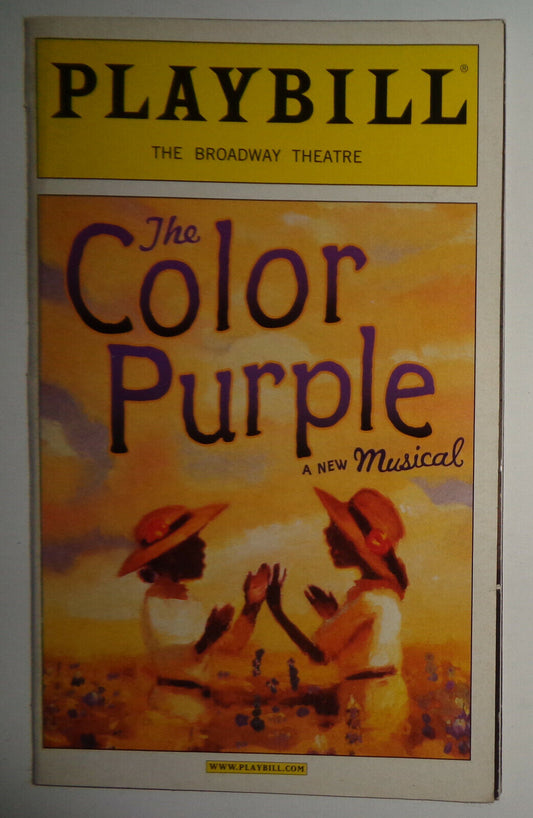 THE COLOR PURPLE - PLAYBILL - OPENING NIGHT, DECEMBER 1, 2005