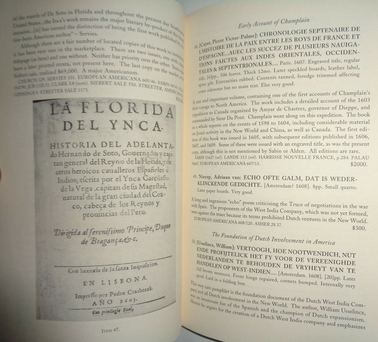 America to 1700 William Reese Company Catalogue 209 [Americana before 1701] 2001