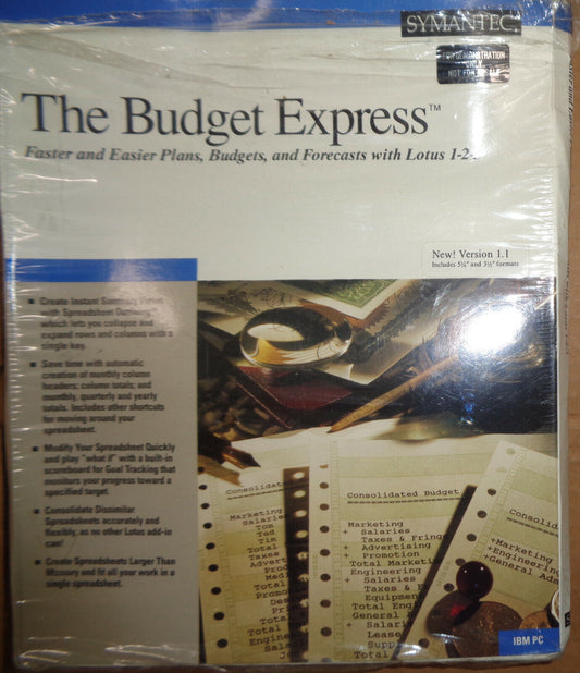 The Budget Express : faster, easier plans, budgets, forecasts with Lotus 1-2-3