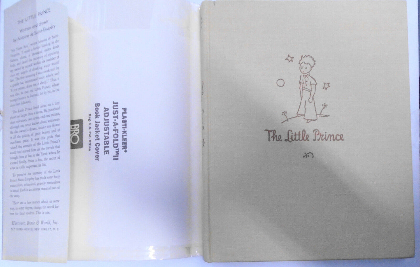 The Little Prince, by Antoine De Saint-Exupery. 1974 Hardover/DJ