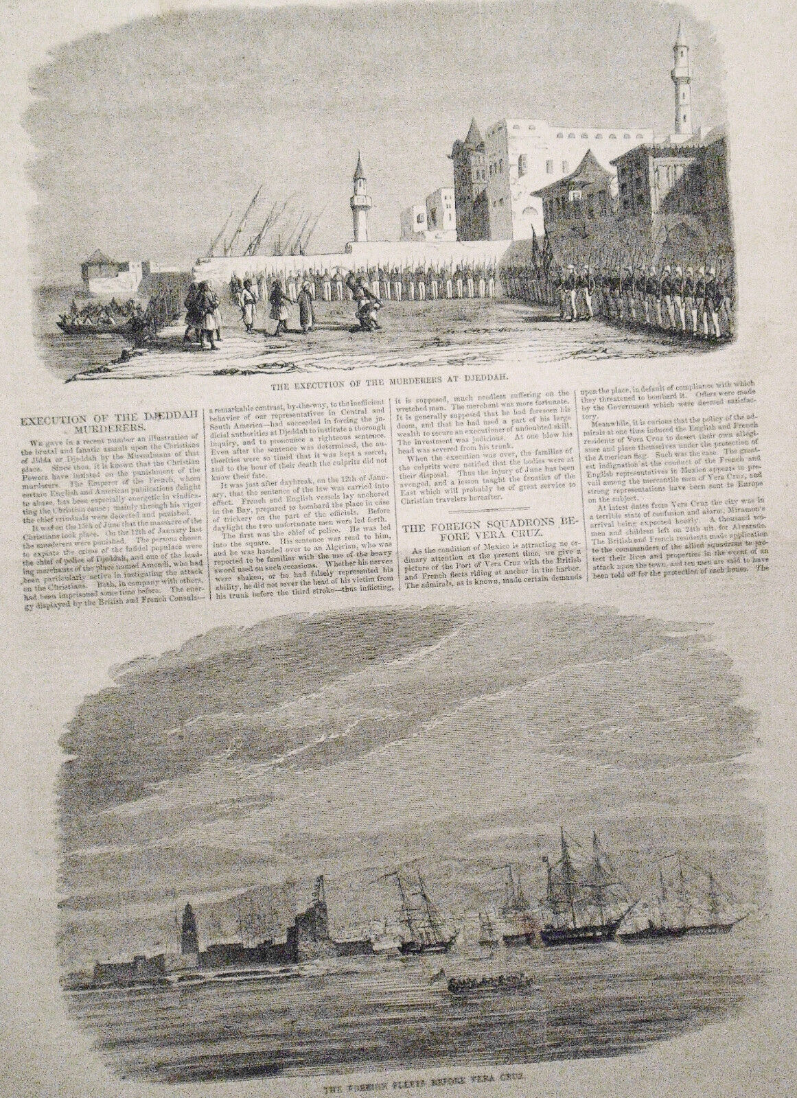 Harper's Weekly July 2, 1859:Adonis Wreck, Cuba Purchase, Fencing, Djeddah Execu