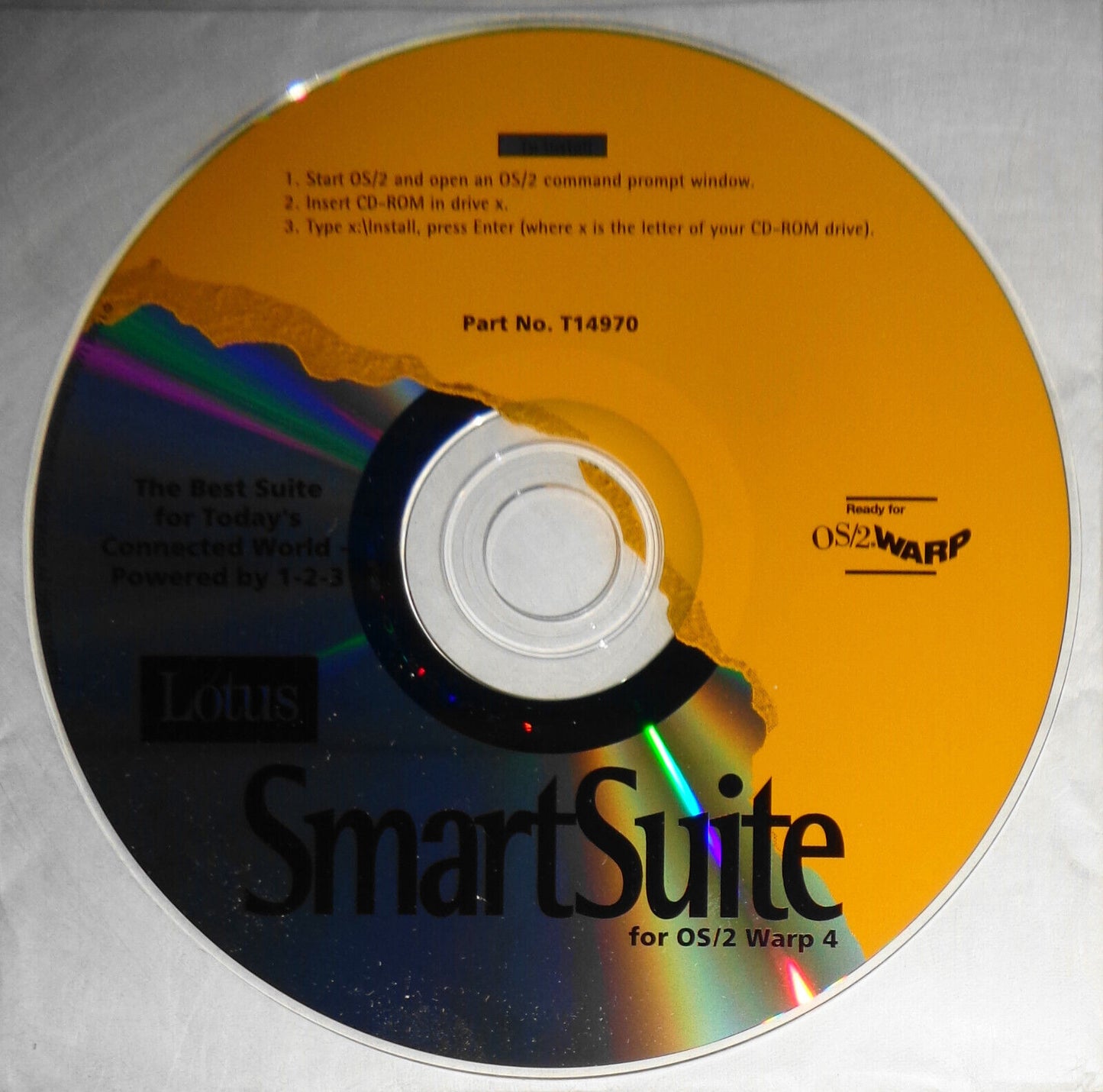 Lotus SmartSuite for IBM OS/2 Warp 4 - Upgrade edition. 1997.