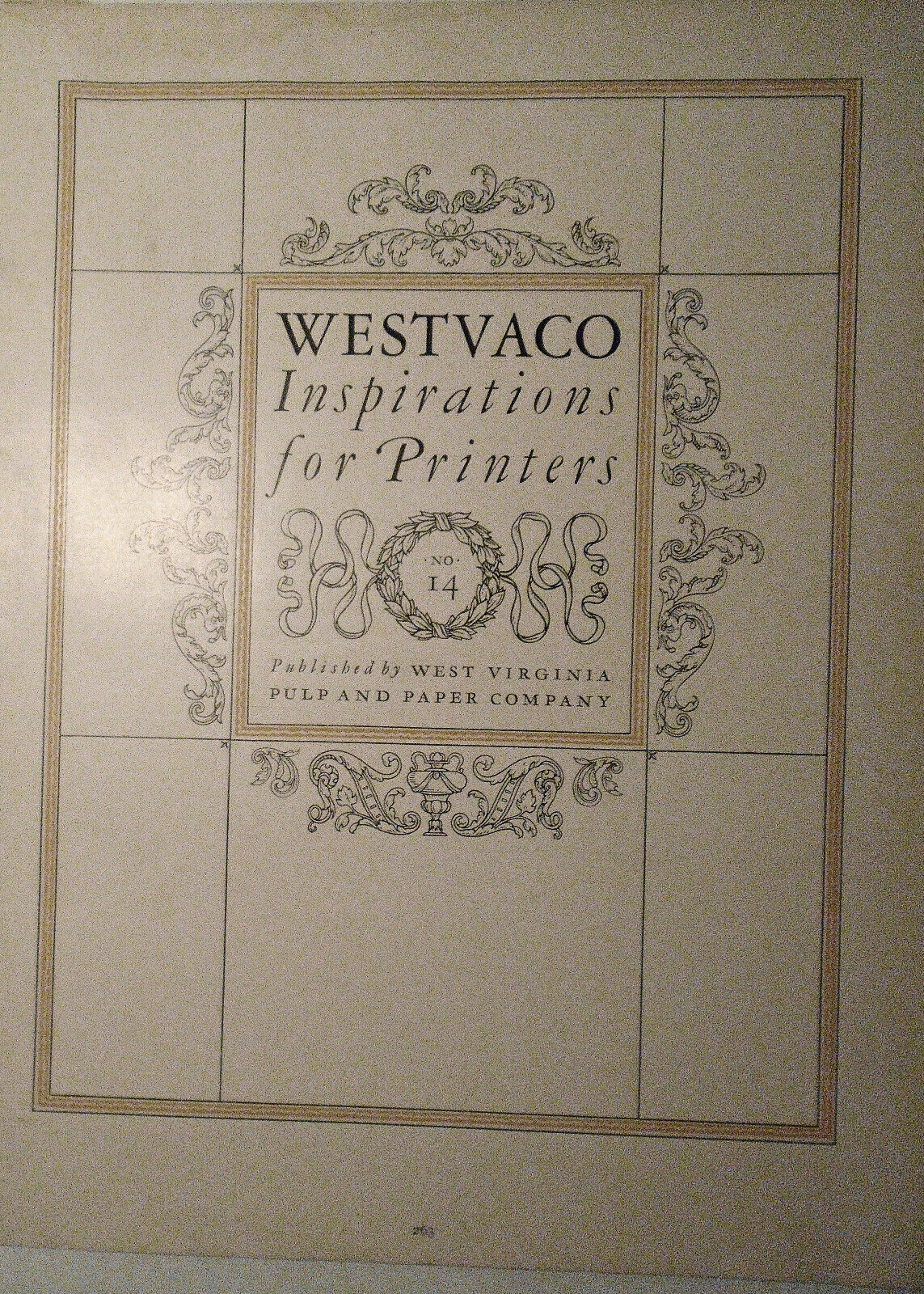 Westvaco Inspirations for Printers #14 (1926). Bruce Rogers, et al