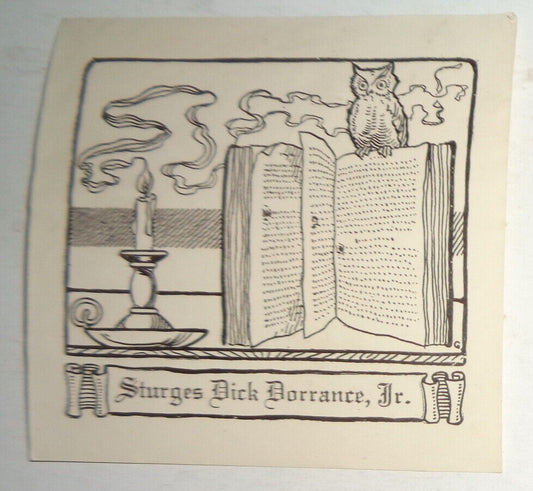 Sturges Dick Dorrance, Jr. - Ex Libris Bookplate