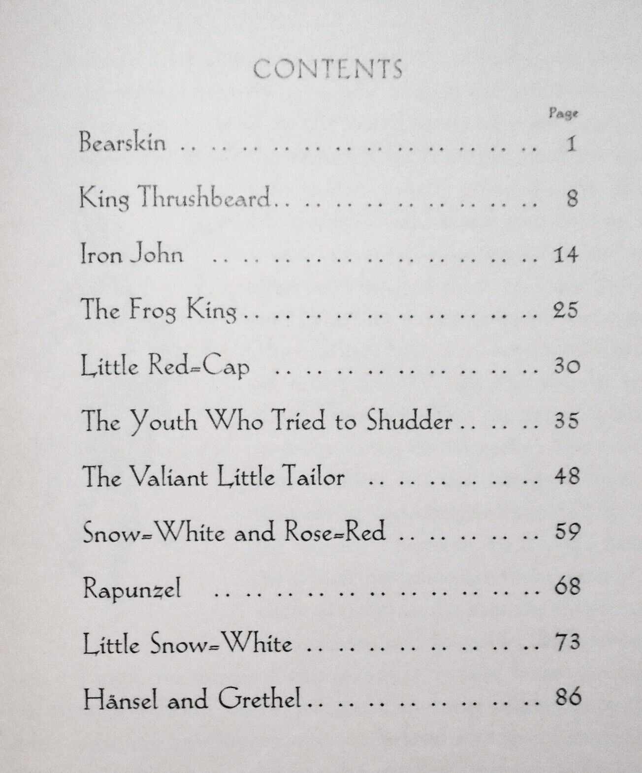 Fairy Tales by the Brothers Grimm 1931 Limited Editions Club Fritz Kredel Signed