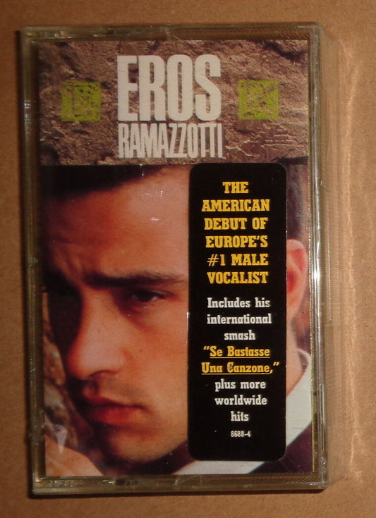 Eros Ramazotti - Self-Titled  (1991, Arista Cassette) - Brand new - original iss