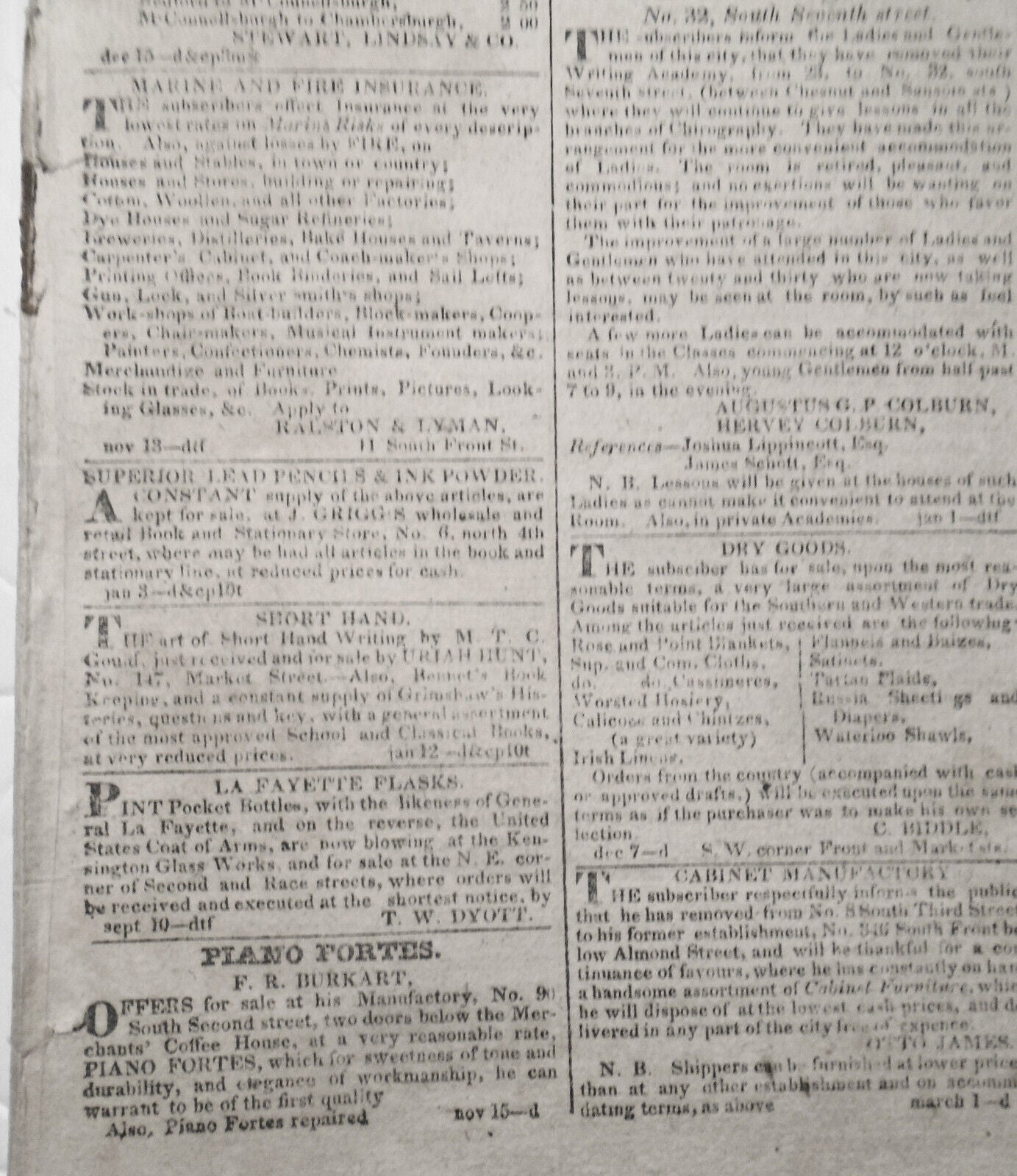 United States Gazette, January 18, 1825 - Guilty of intent to kill runaway slave