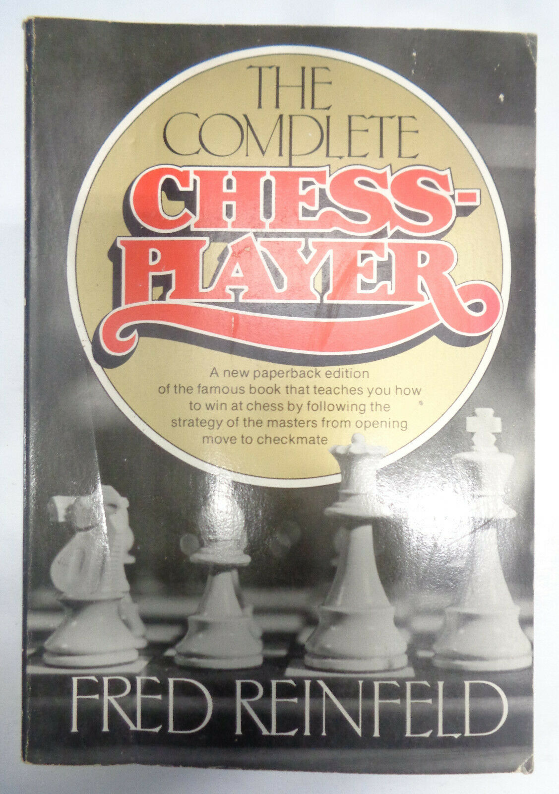 8 Chess books lot - Fischer/Spassky, Queen's Gambit, Strategy, Rapid Improvement
