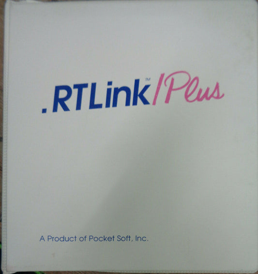 .RTLink/Plus Version 3.11 by Pocket Soft, 1990 - Advanced overlay linker for DOS