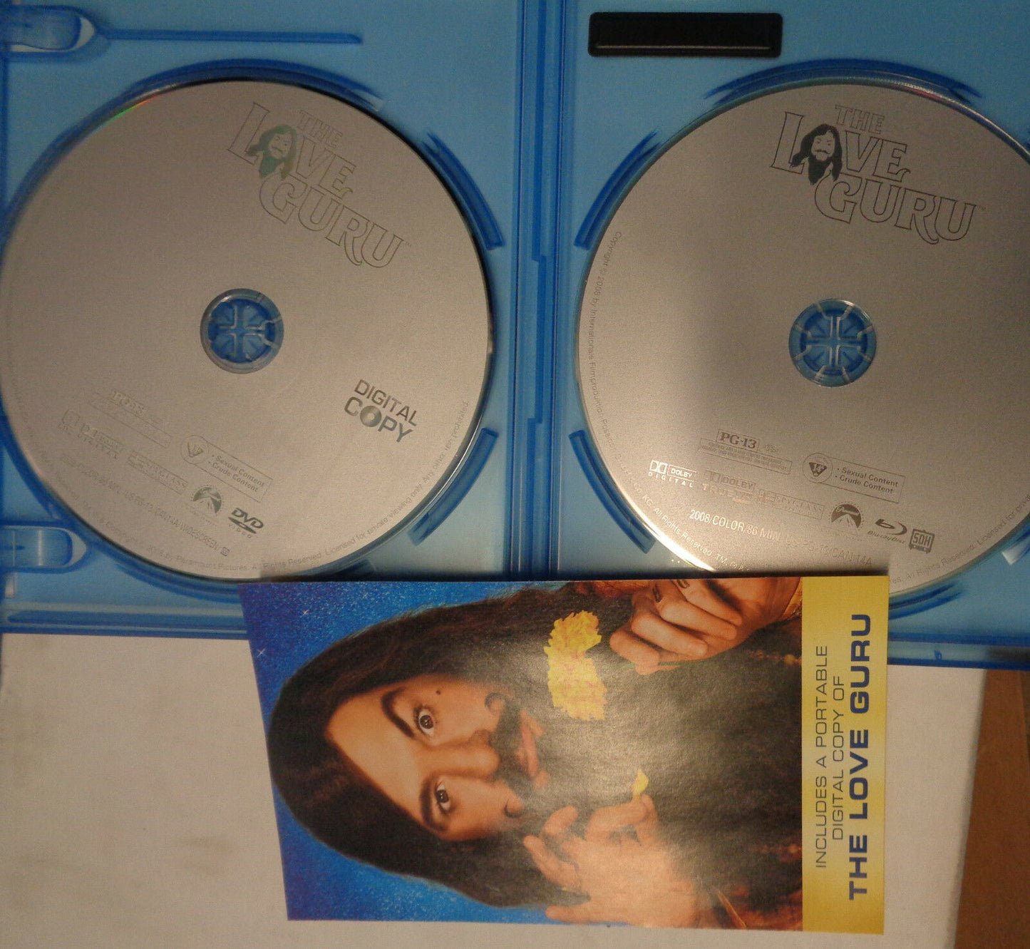 The Love Guru (Blu-ray Disc, 2008, 2-Disc Set, special edition) - Like New