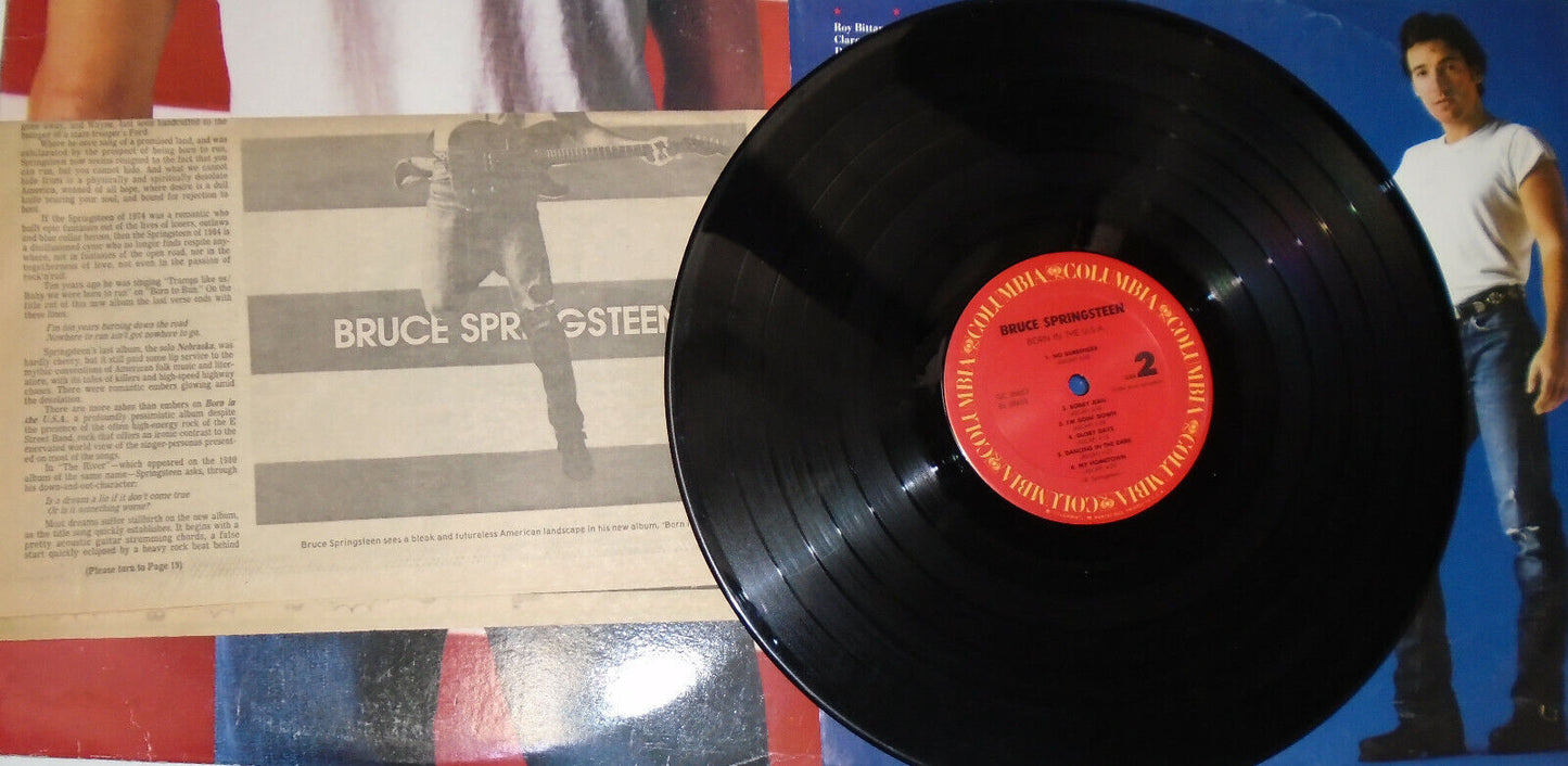 Bruce Springsteen 4 LP Lot : Darkness, Born in USA, Asbury Park, Tunnel of Love
