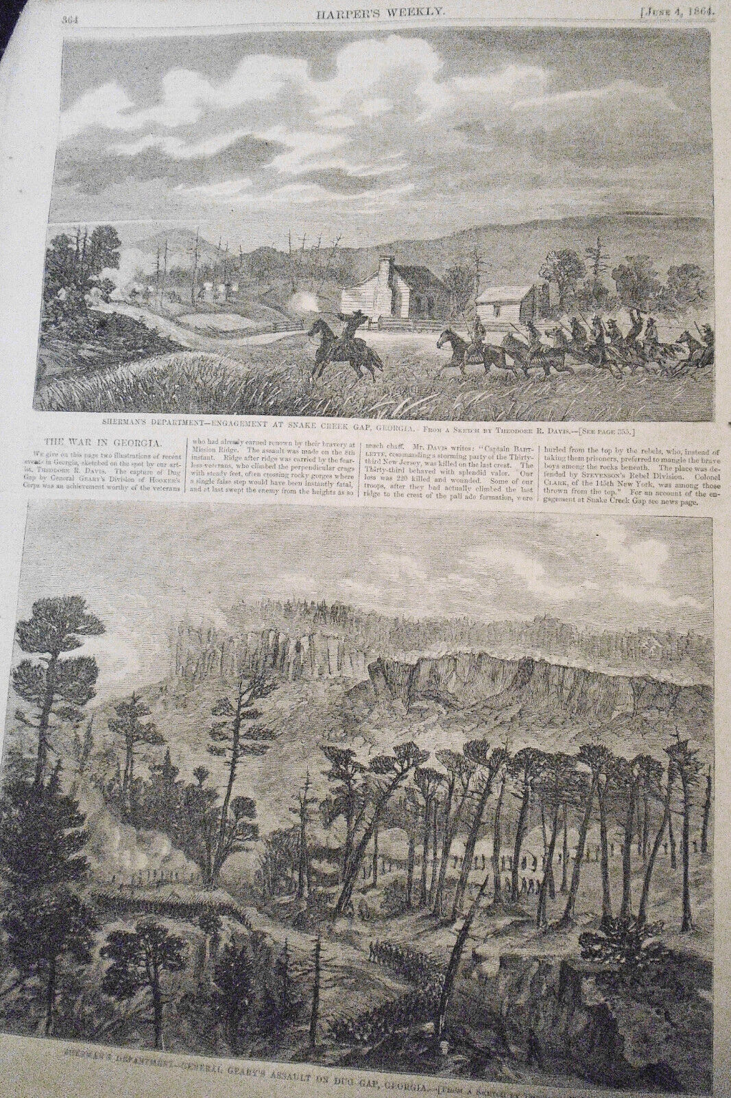 Harper's Weekly June 4, 1864.  Complete Original - Civil War: Grant's Campaign..