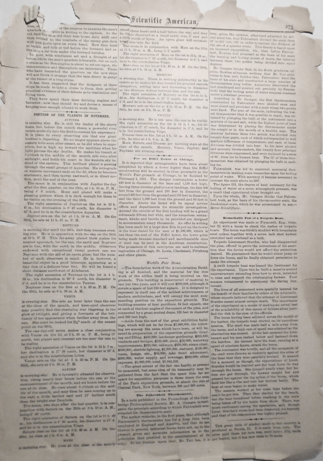 Harper's Weekly December 5, 1863 - Civil War; Ballooning; Thanksgiving Day, etc