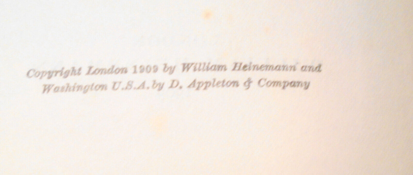 Hall Caine - The White Prophet - First edition 1909 + author SIGNED note - 2 Vol