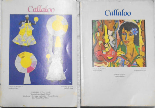 Callaloo : Ralph Ellison & Maryse Conde Special Issue - Spring and Summer 1995