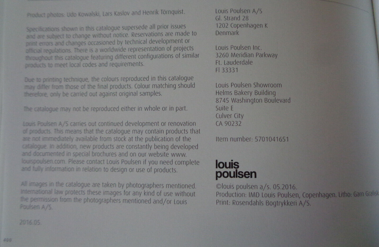 Louis Poulsen -- Light : Function - Comfort - Ambience - 2016
