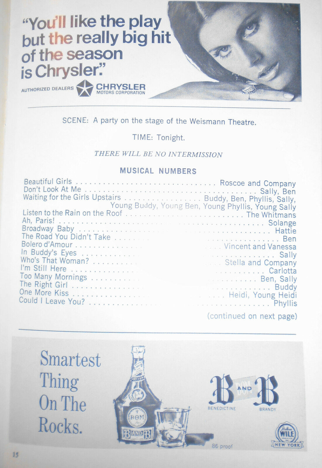 Candide, Follies & Pacific Overtures : 3 Sondheim Playbills