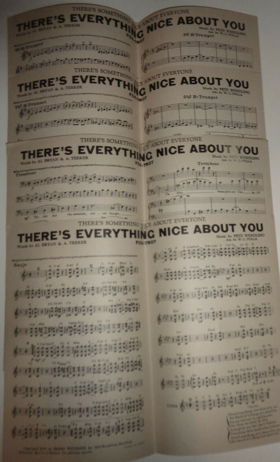 There's everything nice about you, by Alfred Bryan, et al 1927  for orchestra