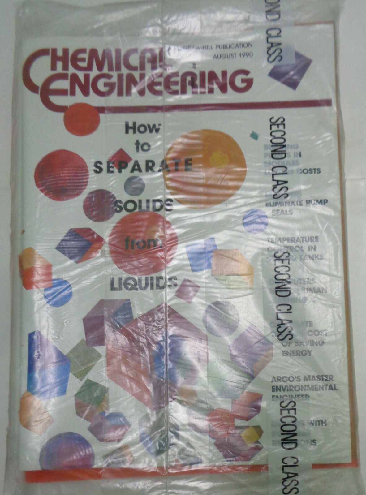 Chemical Engineering Magazine, August 1990 + 1991 Equipment Buyers' Guide - NEW
