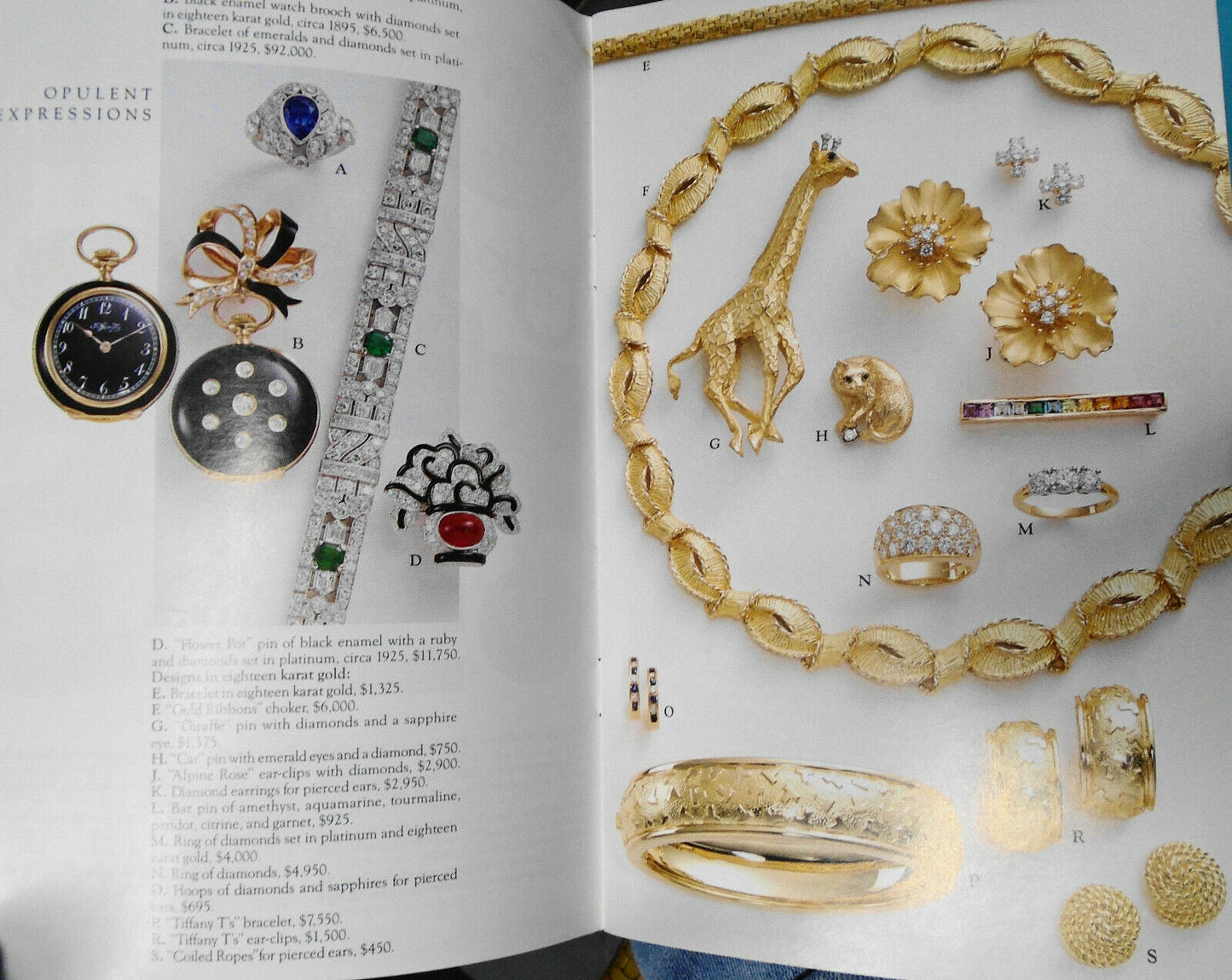 5 Tiffany & Co. The Blue Book 1986 - 1991.