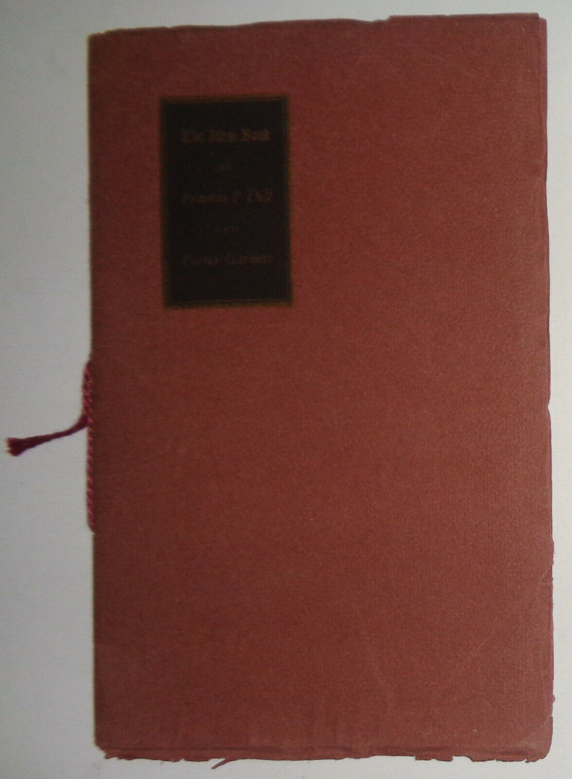 The Ideal Book: two essays jointly awarded the prize.. Limited Edtions Club 1931