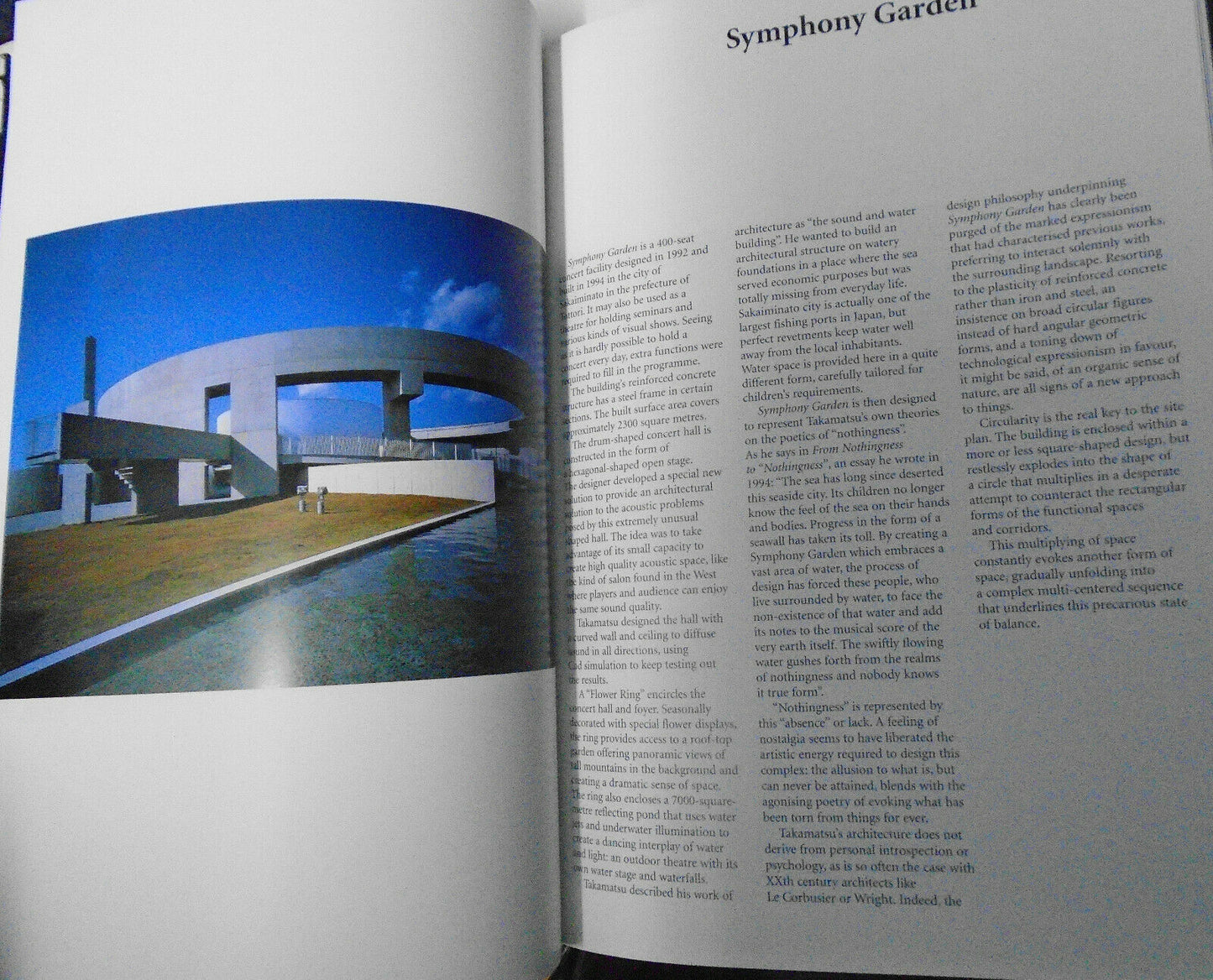 Shin Takamatsu : Architecture and nothingnes -  edited by Maurizio Vitta. NEW