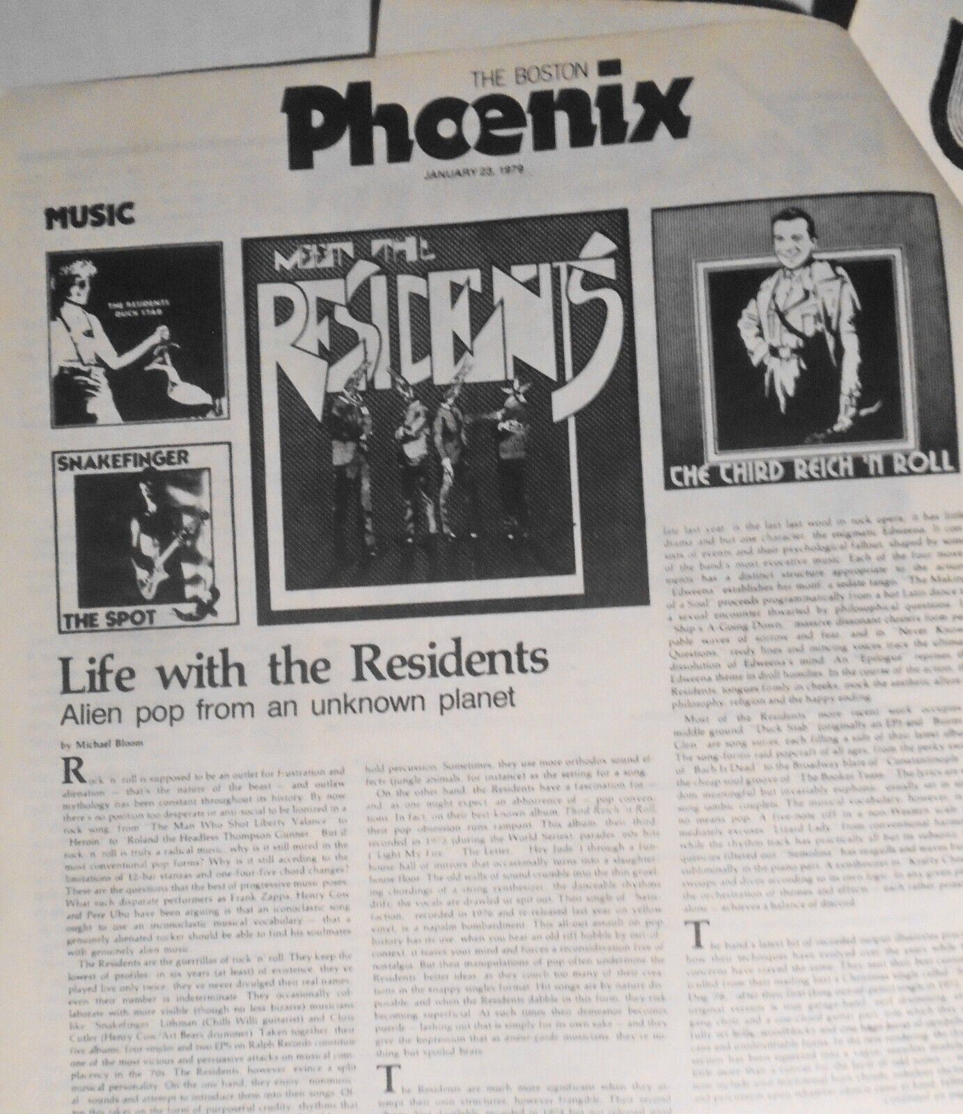 The Residents - 75 magazine articles 1978-1990