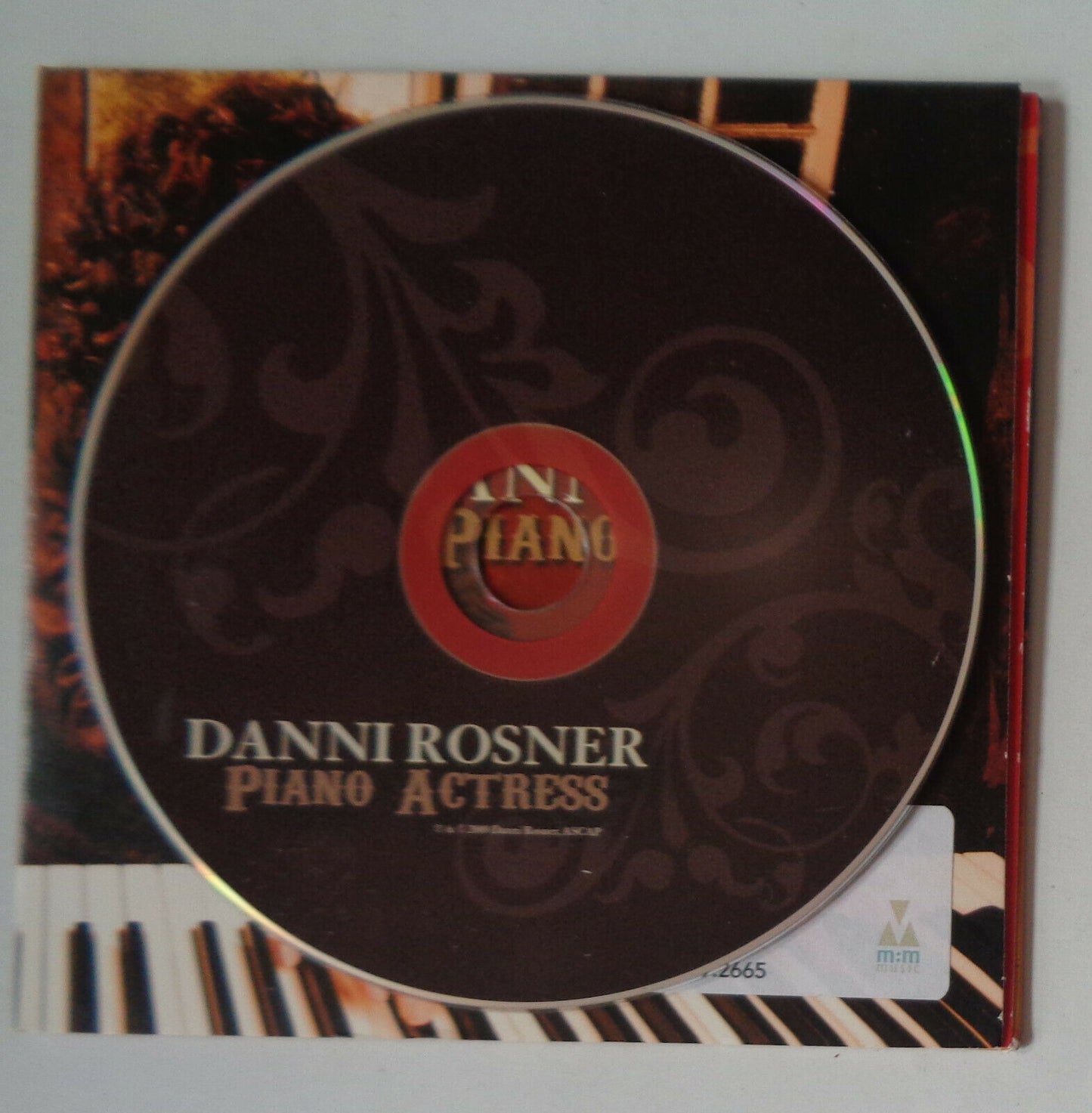 Piano Actress [Digipak] by Danni Rosner (CD Album, 2009) PROMO