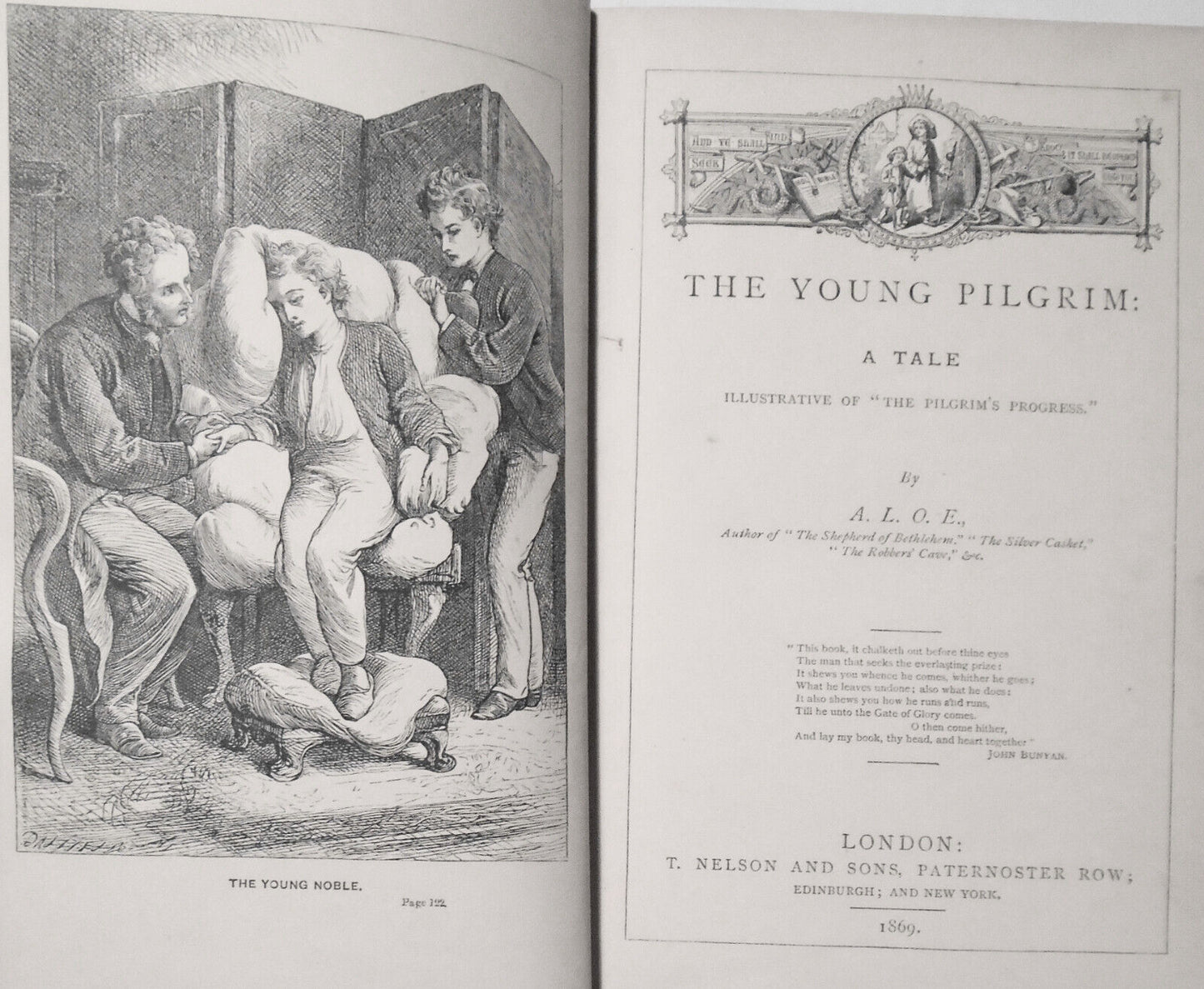 1869 The Young Pilgrim : A Tale Illustrative of  The Pilgrim's Progress