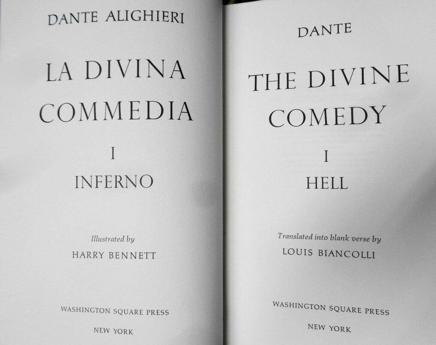 The Divine Comedy, by Dante Alighieri  3 volumes set 1966 Hardcovers. Fine.