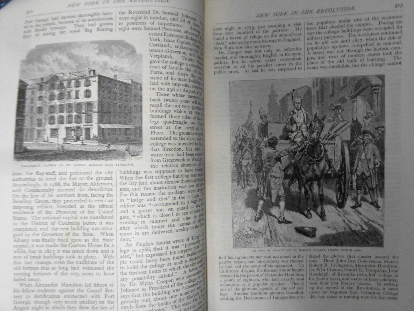 Scribner's Magazine 1876 Jan & Feb - NY in the Revolution, Bret Harte, Hale, etc