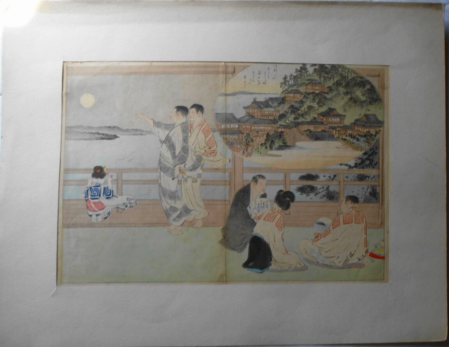 Vintage Japanese print  - Group.