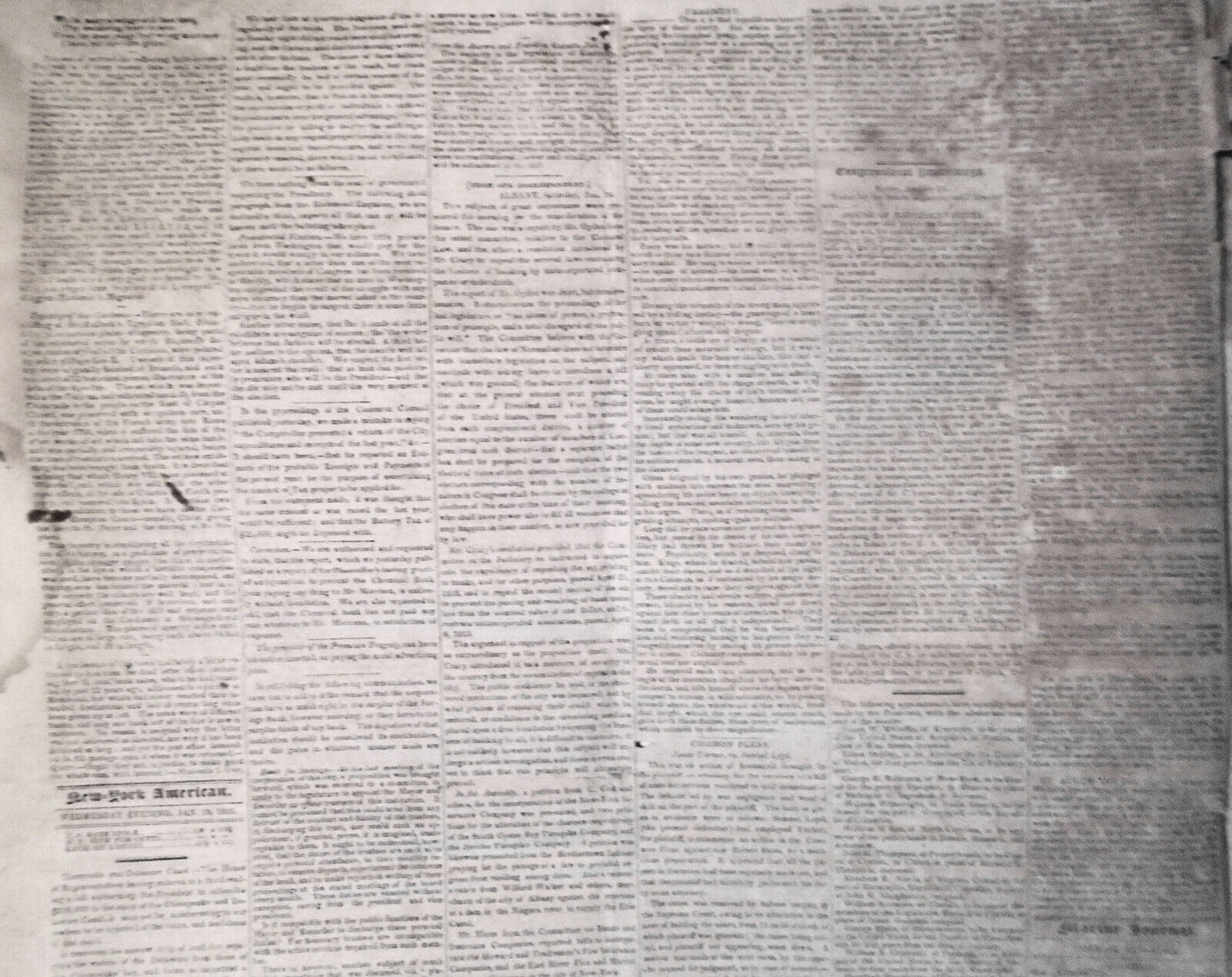 New-York American, January  19, 1825 - newspaper