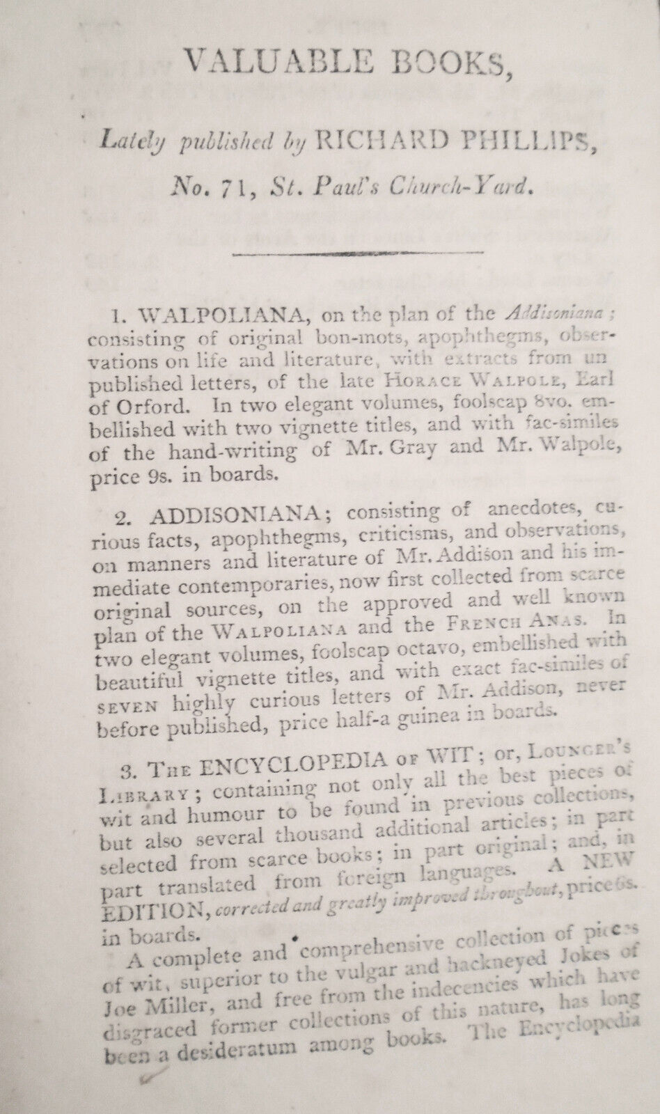 1804 Swiftiana - 2 vols anecdotes on Jonathan Swift author of Gulliver's Travels