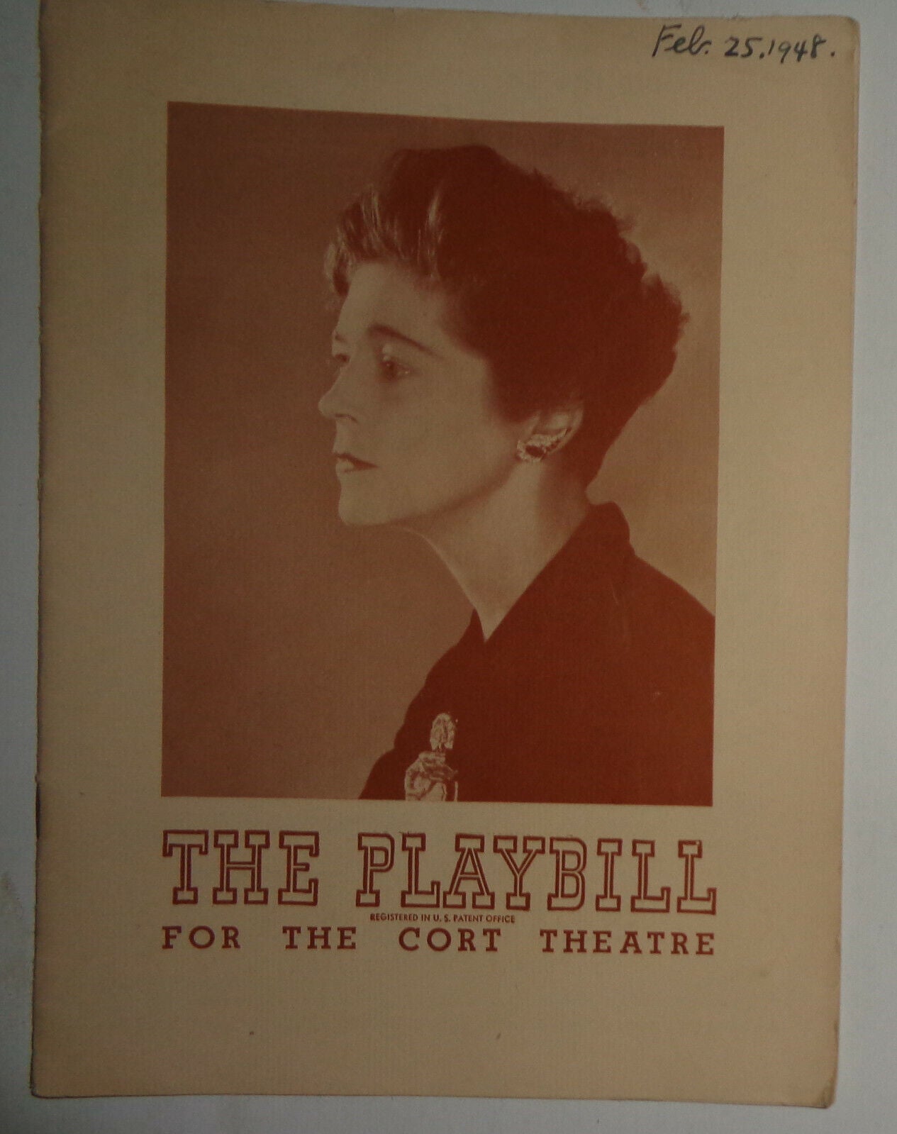 EVA LE GALLIENNE, EFREM ZIMBALIST, Jr. in  "HEDDA GABLER" - PLAYBILL - FEB 1948