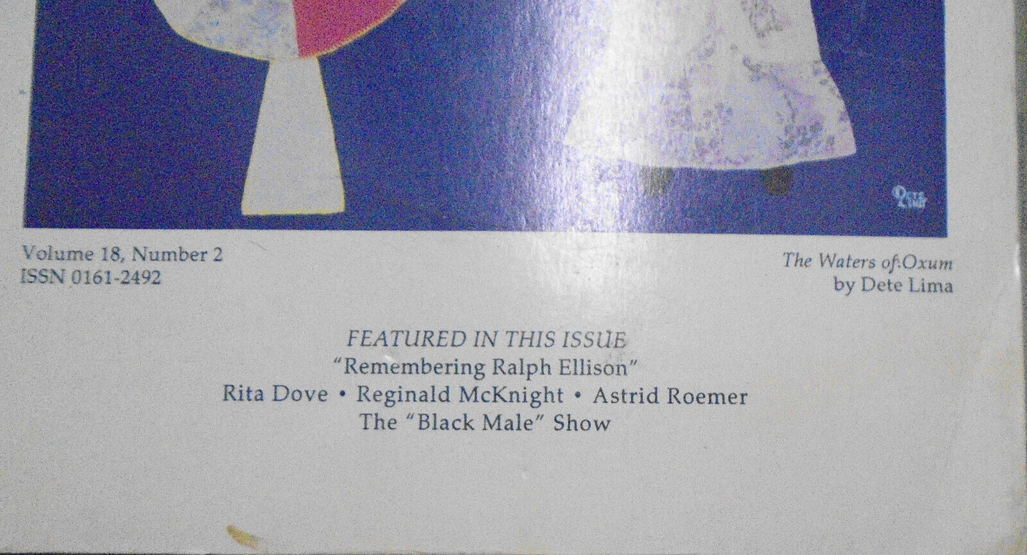 Callaloo : Ralph Ellison & Maryse Conde Special Issue - Spring and Summer 1995