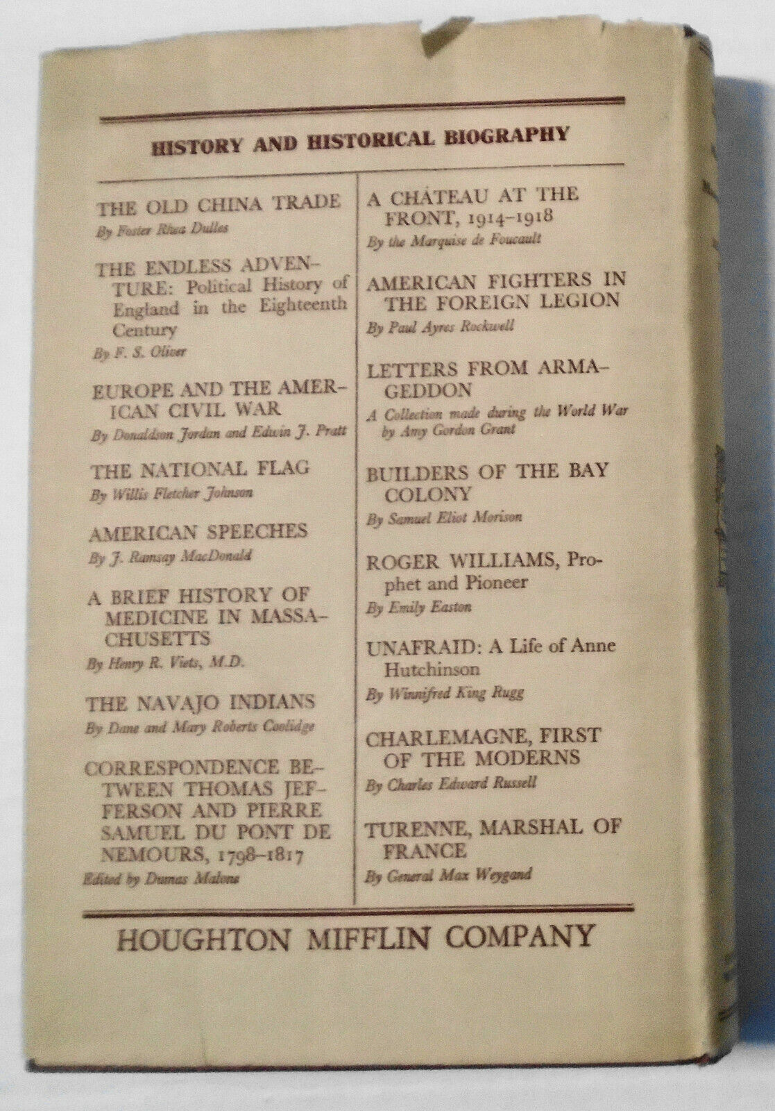 A brief history of medicine in Massachusetts, by Henry R Viets. 1930 1st edition