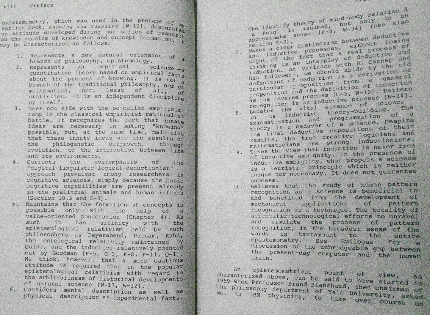 Pattern recognition : human and mechanical. By Satosi Watanabe - Hardcover 1985