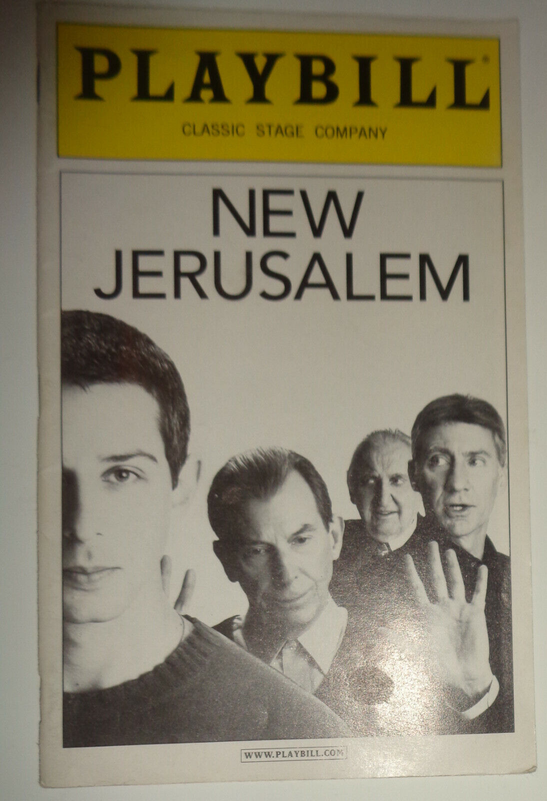 NEW JERUSALEM - PLAYBILL - FEBRUARY 2008 - CLASSIC STAGE COMPANY, NYC