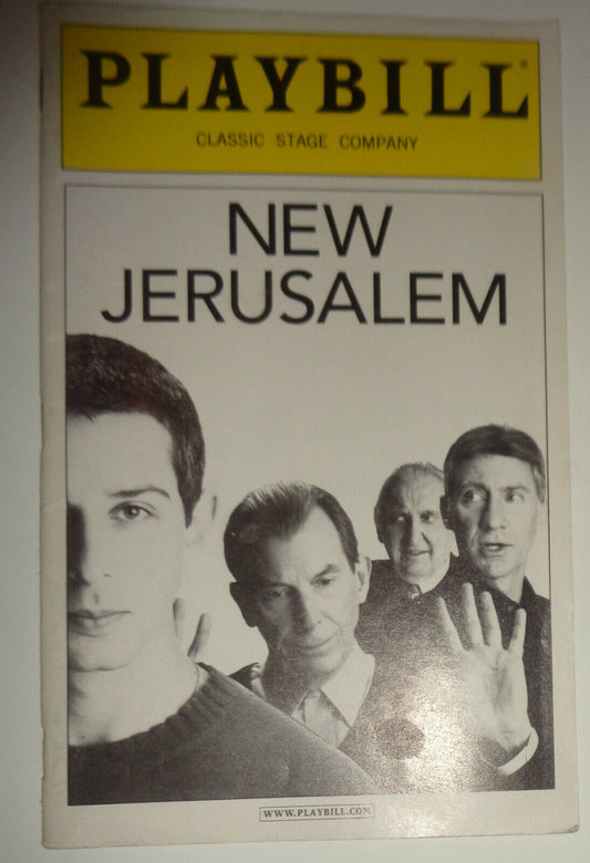 NEW JERUSALEM - PLAYBILL - FEBRUARY 2008 - CLASSIC STAGE COMPANY, NYC