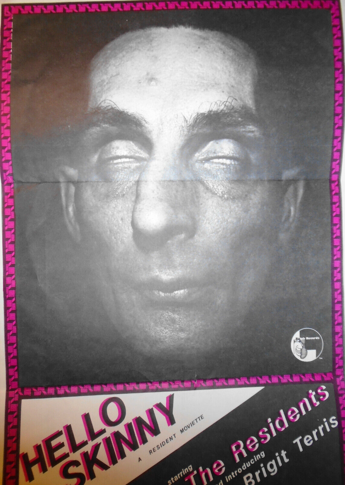 Hello Skinny : A Residents Moviette 1980  poster - introducing Brigit Terris