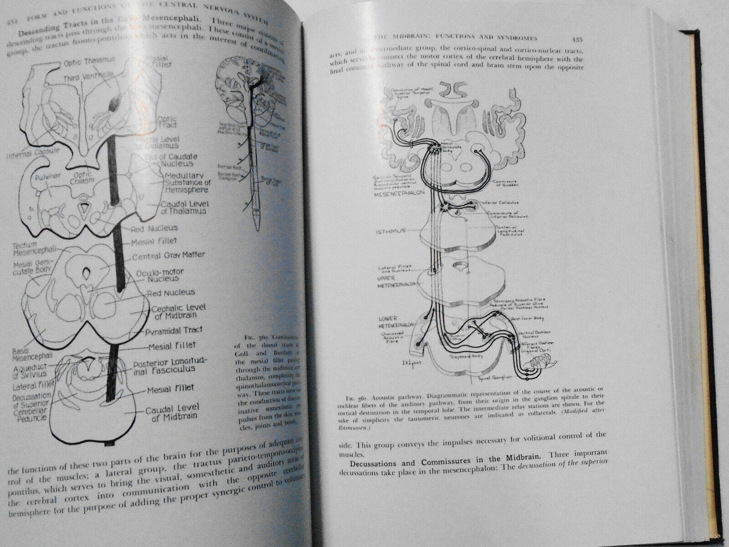 The Form And Functions Of The Central Nervous System. 1938 Tilney & Riley. HC.