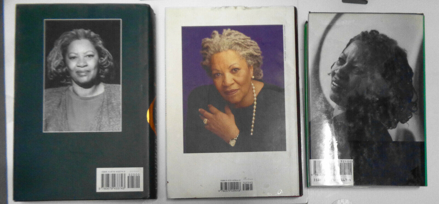 Toni Morrison - Paradise, Love & Jazz - 3 First Editions, hardcovers First Print