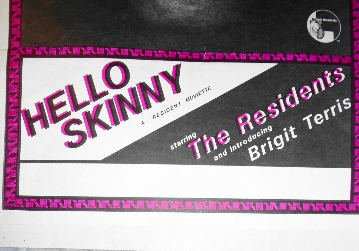 Hello Skinny : A Residents Moviette 1980  poster - introducing Brigit Terris