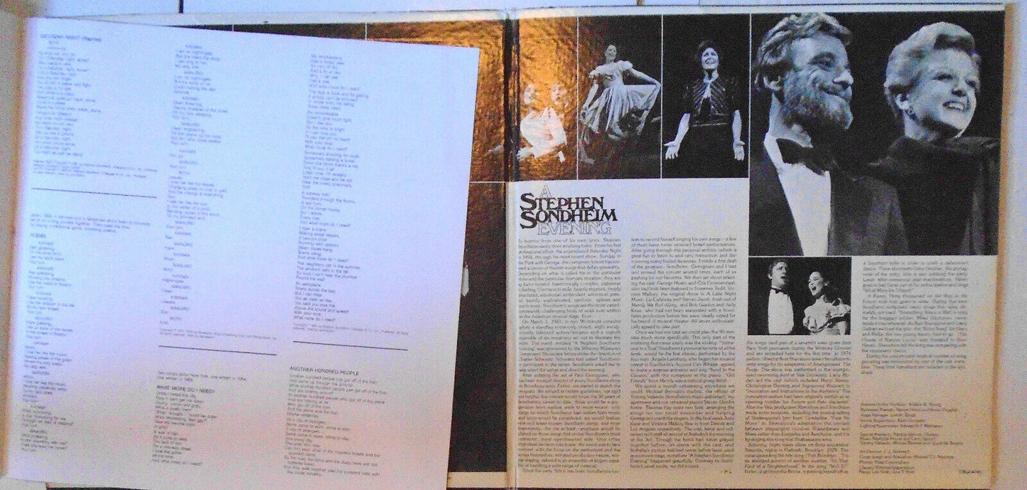 9 Stephen Sondheim vinyl LPs Lot (12 discs) - original cast soundtracks