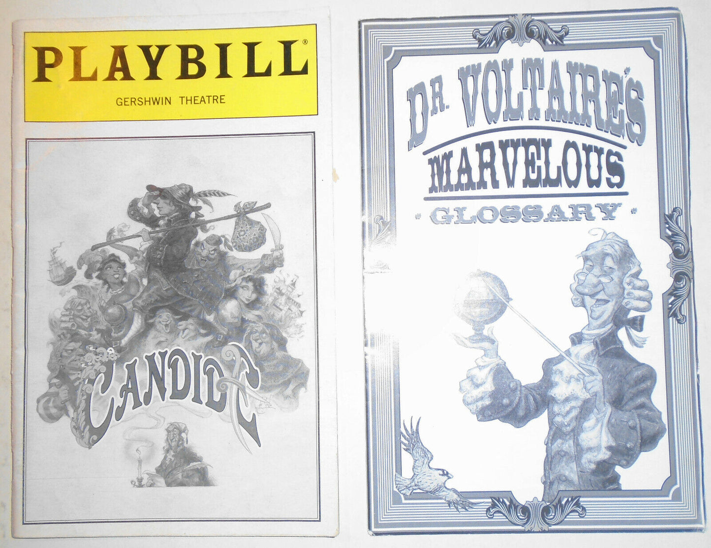 Candide, Follies & Pacific Overtures : 3 Sondheim Playbills