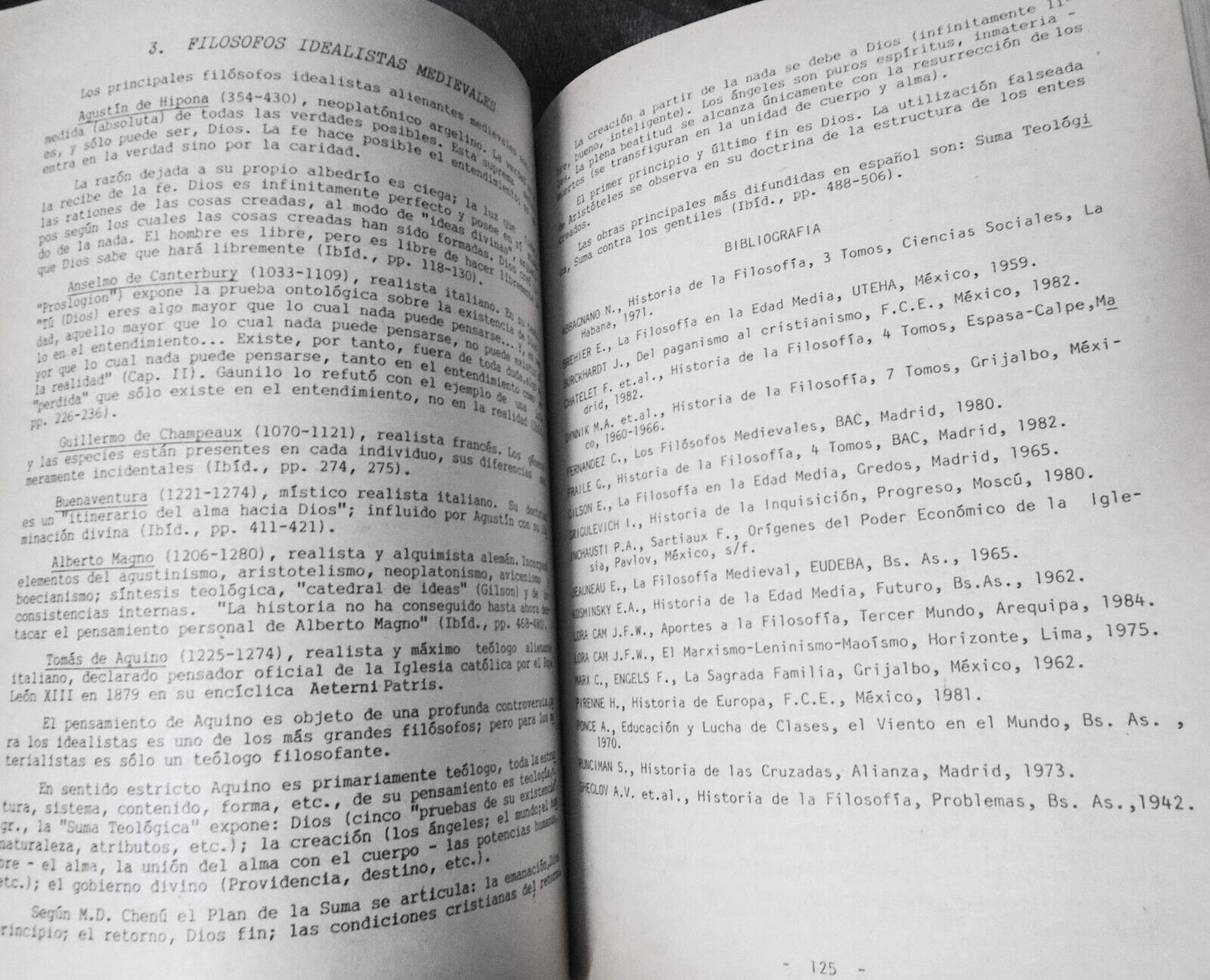 Filosofia, by Jose F W Lora Cam. 1987. Softcover. Tercer Mundo, Peru.