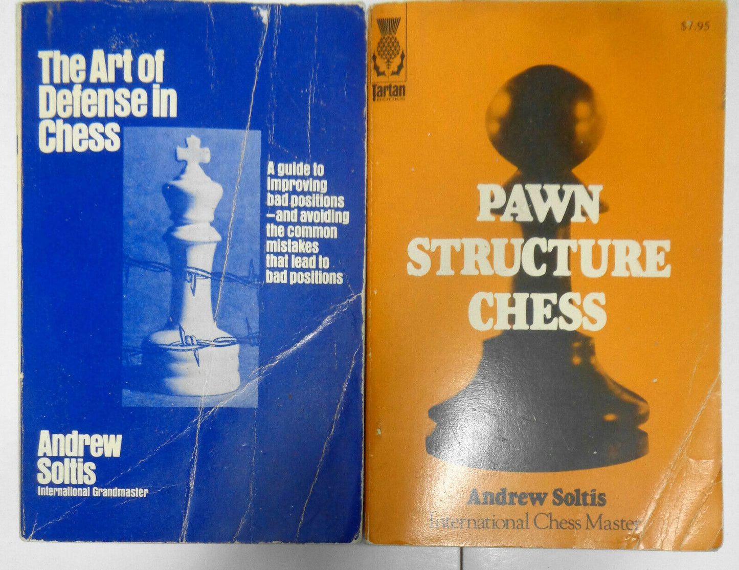 Pawn Structure Chess, and The Art Of Defense in Chess by Andrew Soltis